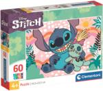 Clementoni Puzzle pentru copii Clementoni din 60 piese - Stitch (26331) Puzzle