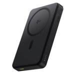 Baseus Airpow2 Qi2 Vésztöltő USB+Type-C Aljzat 10000 mAh, 22.5W, PD Gyorstöltő 3.0, Magsafe, LED Jelzés Fekete