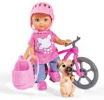 Simba Toys Papusa Evička cu bicicleta (S 5733273) Papusa