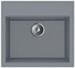 MOFÉM Zenit 1B gránit mosogató, szürke 760012801G7 (760012801G7)