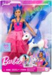 Mattel Barbie Unicorn HRR16 - Barbie cu unicorn Editie Speciala Aniversara 65 de Ani (HRR16) Papusa Barbie
