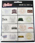  Marvel Avengers (Bosszúállók) Füzetcímke - 16 db