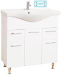 Badenmob Mobilier Baie MDF + Lavoar Seria 153, 75 cm, alb