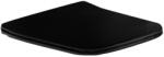 Fluminia Capac WC, Fluminia, Paris, SoftClose, Quick Release, negru mat (CB2350BM) - sanoterm