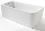 Kreiner Exklusiv Cada freestanding Kreiner Maggie 160x75 cm finisaj alb stanga lipita de perete BTW (V000038)