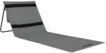 VIRTUFIT Állítható háttámlás, összecsukható kempingpléd és strandszőnyeg - szürke szürke