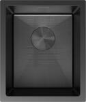 Mexen Trixo chiuvetă de oțel 1 cameră 370 x 440 mm, neagră HC - 6412371000-70HC (6412371000-70HC) Chiuveta