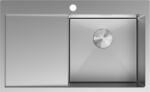 Mexen Exar chiuvetă din oțel inoxidabil cu 1 compartiment și scurgător, dreapta, 780 x 480 mm, inox - 6434781010P-01 (6434781010P-01) Chiuveta