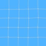 AKTIVSPORT Labdarúgó-kapuháló, 750x250 cm, 3 mm 33070001, olasz fehér