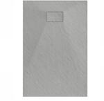 Welland kőhatású zuhanytálca szifonnal 80 x 130 cm - szürke (GT-13080SS)