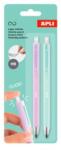 APLI végtelenített mechanikus ceruza, lila/zöld, 2 db