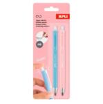APLI végtelenített mechanikus ceruza, kék/rózsaszín, 2 db