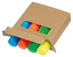  Szövegkiemelő készlet 4 db-os, 7x7cm-es natúr dobozban