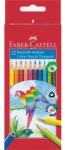 Faber-Castell Színes ceruza készlet 12db-os Faber-Castell háromszögű, papagáj 116512 (FC120523)