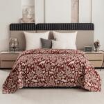 Cuvertura de pat FOREST ANIMALS, maro Dimensiune: 170 x 210 cm