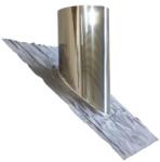 DARCO SZIGETELT KÉMÉNY TETŐÁTVEZETŐ ELEM ÓLOMLEMEZZEL, MAGASÍTOTT 180/280 35°-50° (WS-PDKII280/35-50-XPb)