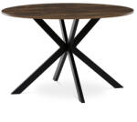 Artium Kerek étkezőasztal öregtölgy színben. 120x75 cm. Mdf Asztallap, Fém váz (HT-F4120_OLW)