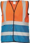 CERVA Vestă reflectorizantă LYNX DUO - Oranj / albastru regal | XL (0303011592004)