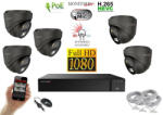Monitorrs Security - Hybrid Light IP kamerarendszer 5 kamerával 2 Mpix GD - 6212K5