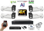  MS - 4k AI IP park kamerarendszer switchel 4 kamerával 8 Mpix - 6380K4B