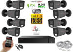 Monitorrs Security - Hybrid Light IP kamerarendszer 8 kamerával 2 Mpix GT - 6214K8