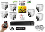  MS - Hybrid Light IP kamerarendszer 7 kamerával switchel 2 Mpix WD - 6211K7B