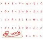LOGO Keyboard sticker LOGO Red - polish (Keyboard Sticker)
