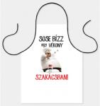 Nevesajándék Kötény - Sose bízz egy vékony szakácsban (K220)