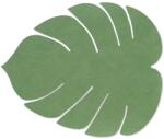 LINDDNA LIND DNA Monstera Leaf Hippo Forest Green levél alakú tányéralátét (990218)