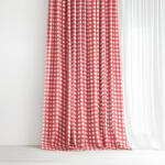 Goldea dekoratív drapéria - piros kockás 180x150 cm