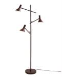 IT'S ABOUT ROMI Lampadar modern cu brate reglabile Izmir visiniu (IZMF010BU)