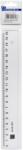 ALCO Rigla din plastic transparent, 20cm, ALCO (AL-1571)