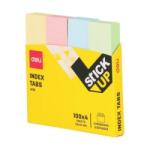 Deli Index adeziv hartie 19x76mm 4 culori pastel 100 file/culoare DELI (DLEA11002)
