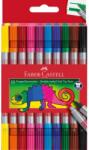 Faber-Castell Carioca 10 culori/set 2 capete FABER-CASTELL (FC151110)
