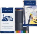 Faber-Castell Creioane colorate 12 culori Goldfaber cutie metal Faber-Castell (FC114712)