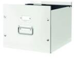 LEITZ Cutie depozitare LEITZ WOW Click & Store, pentru 15 dosare suspendabile, carton laminat, alb (L-60460001) - ihtis