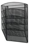 Q-CONNECT Display metalic Mesh, pentru pliante si cataloage, de perete, 5 x A4, Q-Connect - negru (KF04726) - ihtis