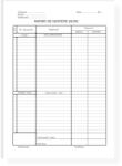  Raport gestiune zilnic, A4, tipar fata, 100 file/carnet (TP019042)