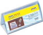 KEJEA Display nume pentru birou, din plastic flexibil, forma A, 100 x 220mm, KEJEA - transparent (KJ-K-399) - ihtis