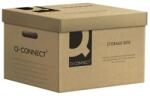 Q-CONNECT Container arhivare cu capac detasabil, 515x305x350mm, carton 483gsm, Q-Connect - gri/negru (KF15850)