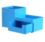 DELI Suport birou 3 compartimente + sertar bleu DELI (DLEZ25130)