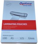 OPTIMA Folie laminare Optima, A5 (154 x 216 mm), 125 microni, 100 folii/top (OP-75005125) - ihtis
