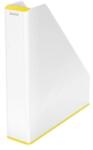 Leitz Suport vertical Leitz WOW, pentru documente, PS, A4, culori duale, alb-galben (L-53621016) - ihtis