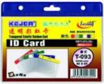 KEJEA Buzunar PVC, pentru ID carduri, 85 x 55mm, orizontal, 10 buc/set, KEJEA - margine color (KJ-T-093H)