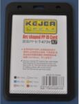 KEJEA Suport PP tip arc, pentru carduri, 74 x 105mm, orizontal, 5 buc/set, KEJEA - negru (KJ-T-673V) - ihtis