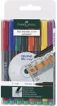 Faber-Castell Set 8 markere permanente F Multimark 0.6mm Faber-Castell (FC151309)