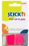 STICKN Film index autoadeziv 45 x 25mm, 50 file/set, cu dispenser, Stick"n Pop-up - magenta (HO-26013)