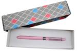 PENAC Pix multifunctional de lux PENAC Multisync MS-107, in cutie cadou, corp roz - accesorii argintii (P-MF0107PK-GC8)