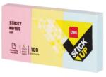 Deli Notes adeziv 3 x 38 x 51mm 3 culori x 100 file/set DELI (DLEA01103)