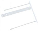 Q-CONNECT Alonja de mare capacitate, pentru arhivare, plastic, 100buc/set, Q-Connect Z-Clip - alba (KF14475)